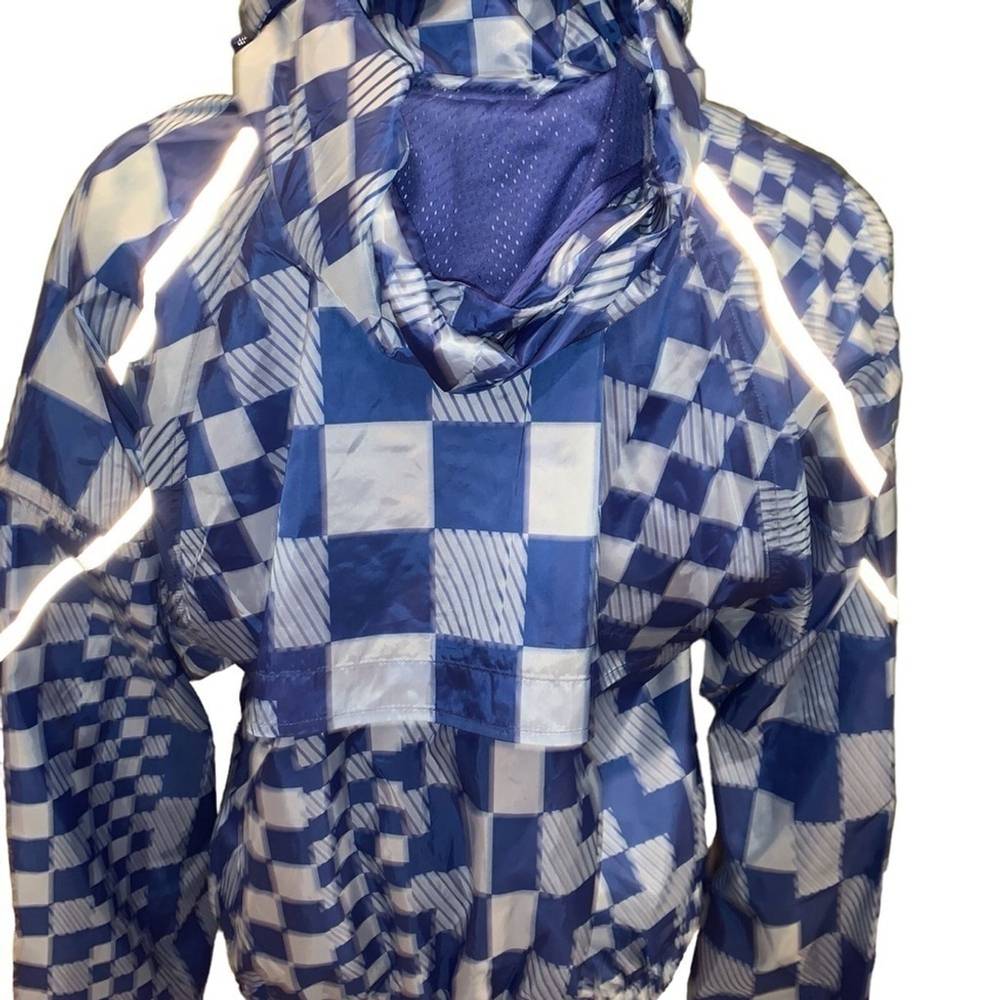 Sweaty Betty pack away jacket with hood blue size xl - Picture 3 of 6